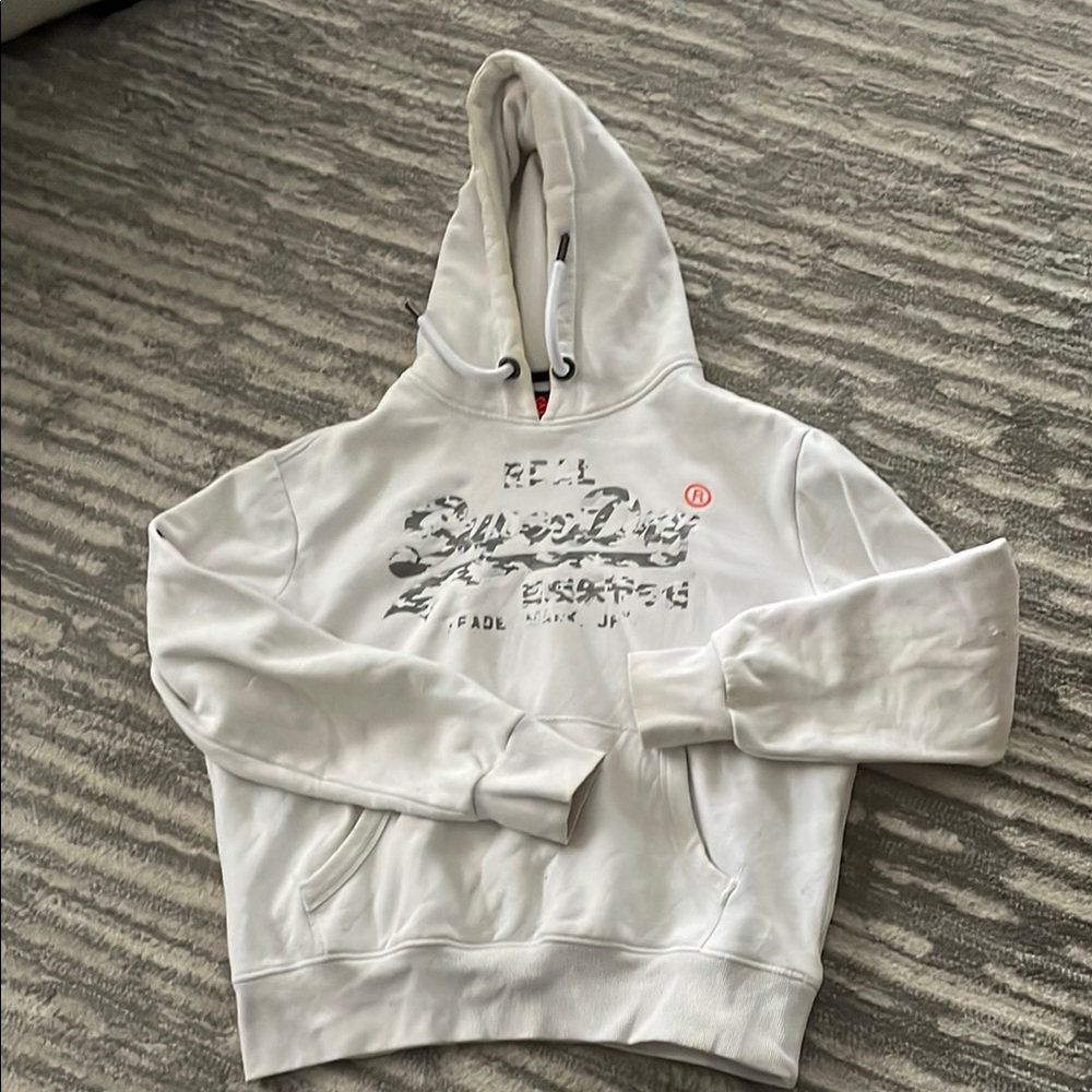 Superdry White Men's Hoodie 2XL